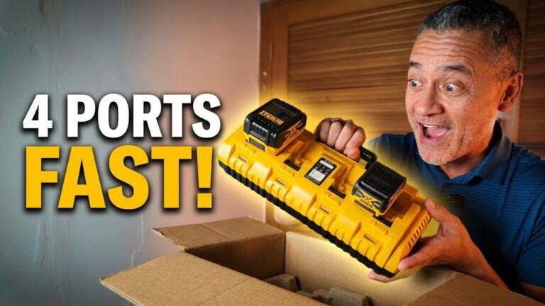 DeWalt 4-Port Battery Charger Review: Charge Your Whole Tool Arsenal at Once