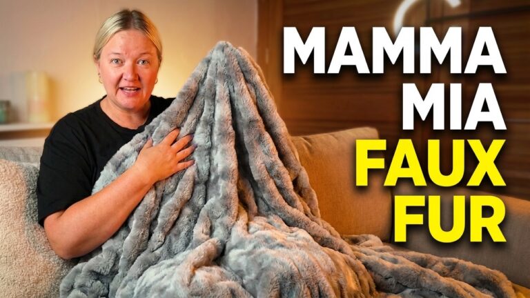 Mamma Mia Faux Fur Throw Blanket Review: The Softest Blanket We Have Ever Touched