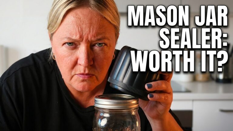 Mason Jar Vacuum Sealer Review: The One That Actually Works