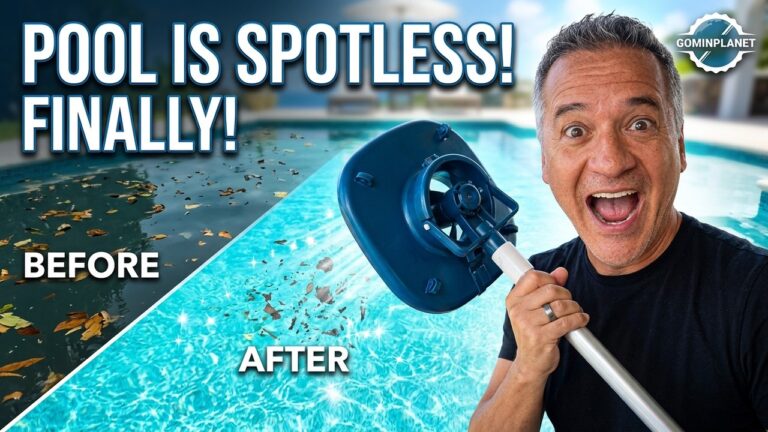 Pool Leaf Vacuum Review: 83 GPM Suction That Devours Debris Without a Hose