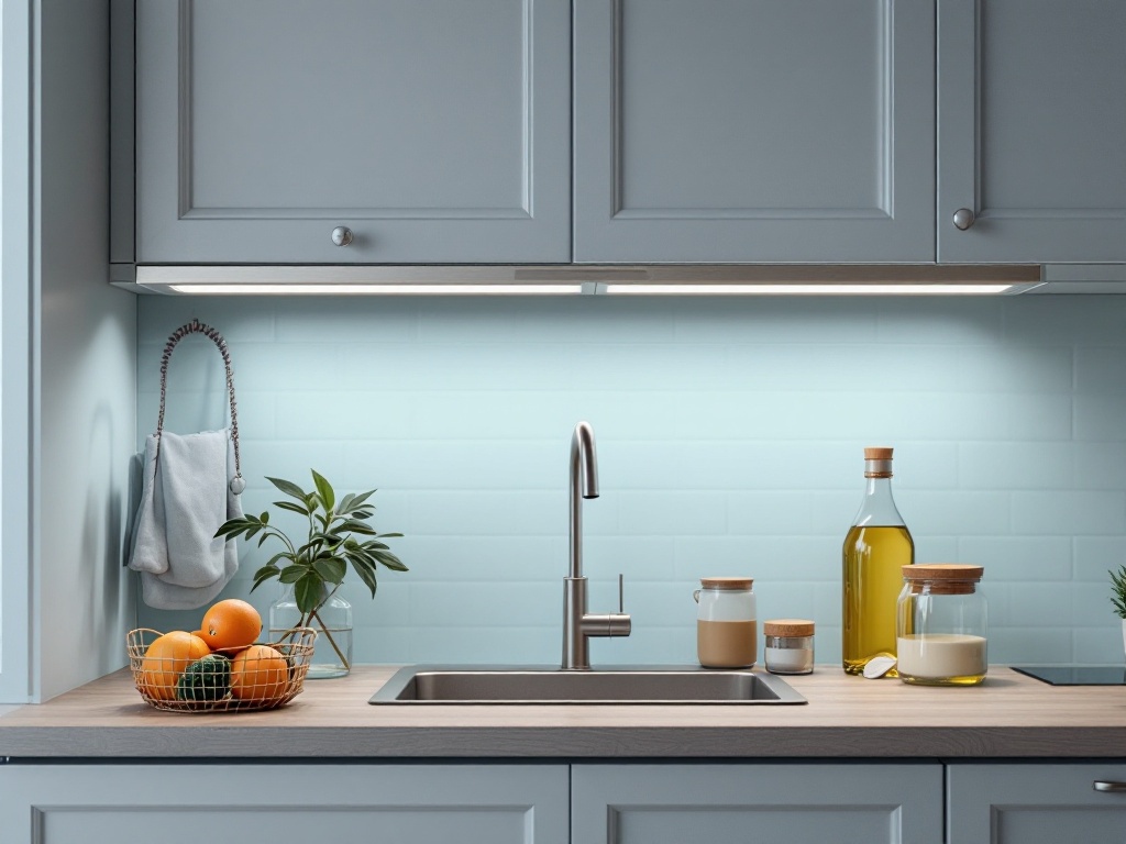Cabinet Lights So Simple Even Renters Can Install Them — close-up detail shot