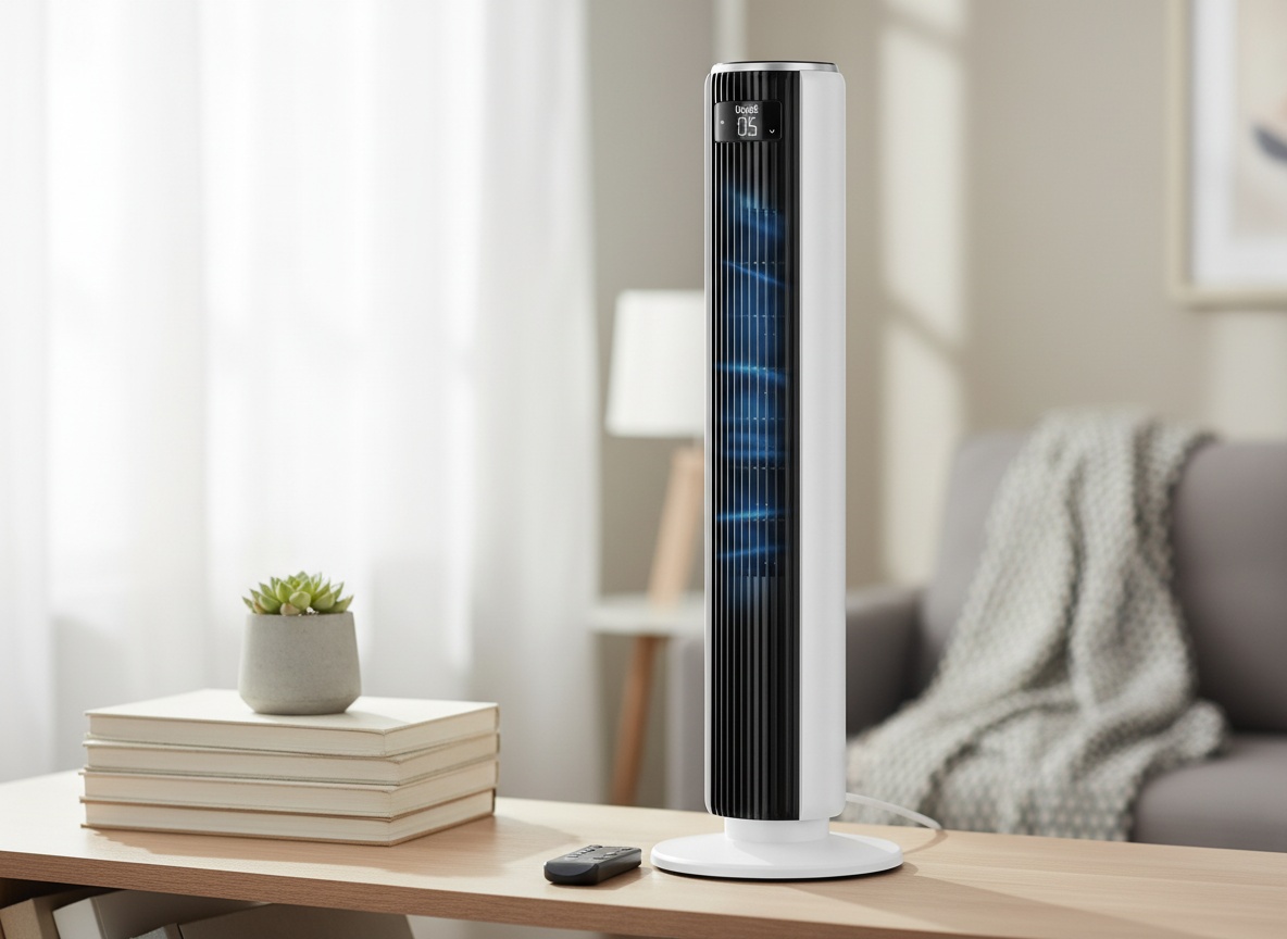 LEVOIT Tower Fan for Bedroom, 90° Oscillating Standing Fan with 28dB Quiet for Sleep, 25ft/s Velocity, 12H Timer, 5 Speeds 4 Modes, Remoter, Bladeless Room Fan for Home, Office, Indoor, 36 inch, White limited-time deal deal image 2