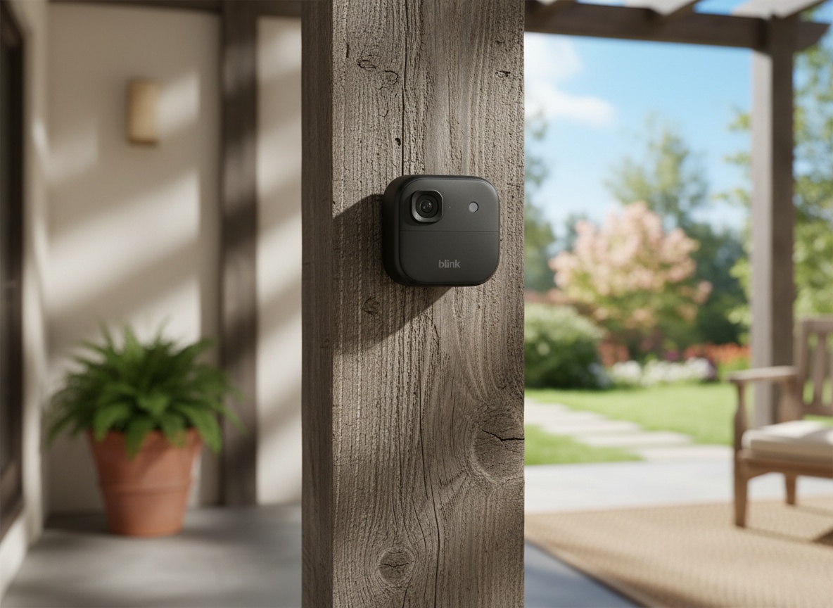 Blink Outdoor 2K+ (newest model), Wireless smart security camera, 2K video resolution, enhanced audio, two-year battery. Sync Module Core included, 5 camera system (Black) Father's Day sale deal image 2