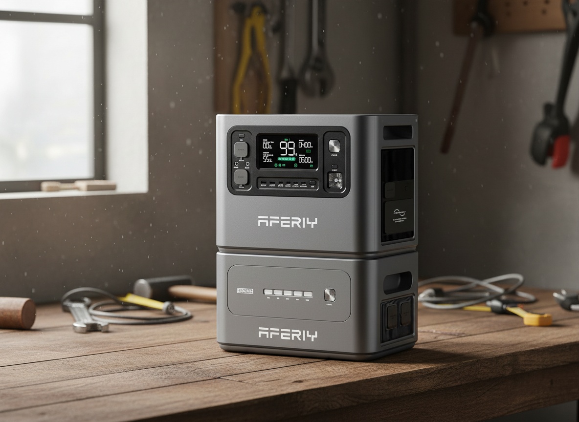 AFERIY 4096Wh Portable Power Station,P280 with 1 Extra Battery,120V 2800W Expandable Capacity LiFePO4 Battery Backup,Solar Generator for Home Use,Outdoor Camping,Power Outage,Camping,RV,Emergencies limited-time deal deal image 2