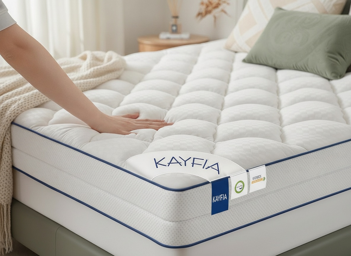 4 Inch Mattress Topper Queen Integrated Dual Layer, 2-in-1 Cooling Gel Memory Foam Pillow Top Mattress Topper for Back P
