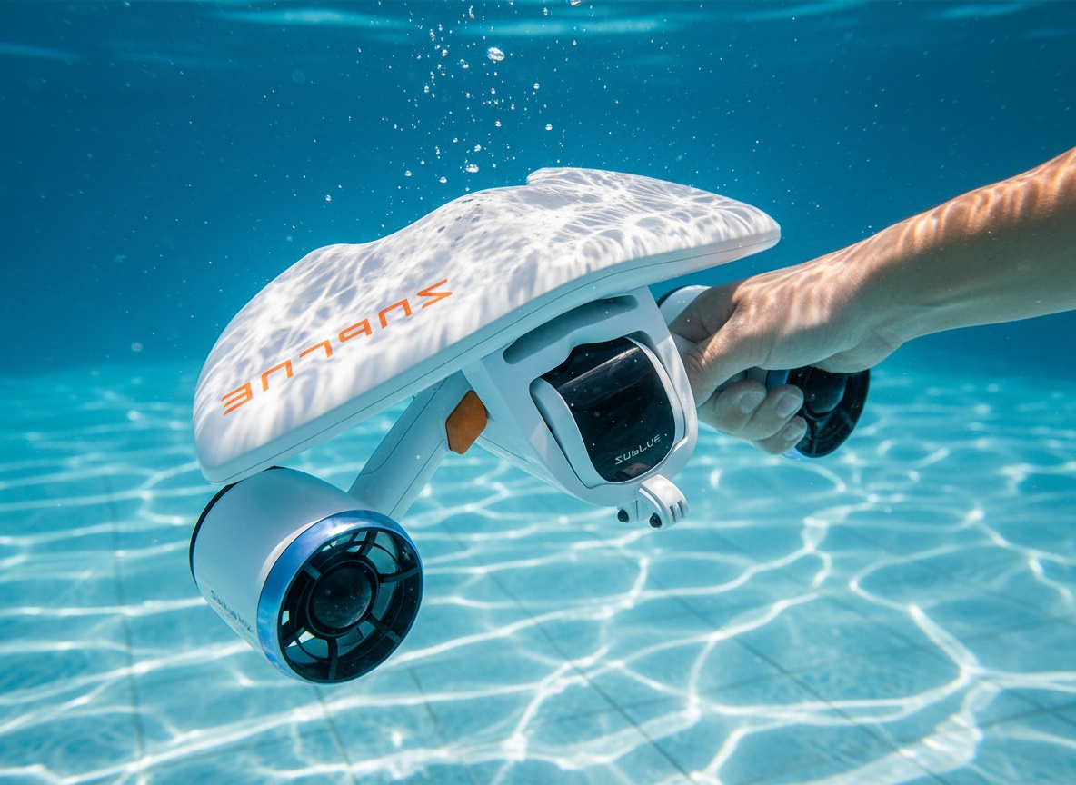 Sublue Mix Underwater Scooter with Action Camera Mount 30 Minutes 22lbf 131ft Waterproof Dual Motors Water Sports Pool D
