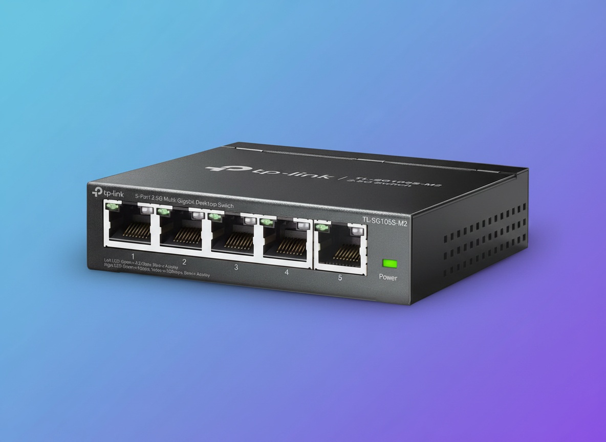 TP-Link TL-SG105S-M2, 5 Port Multi-Gigabit 2.5G Unmanaged Ethernet Switch | Ethernet Splitter, Plug & Play, Desktop/Wall Mount, Silent Operation limited-time deal deal image 1