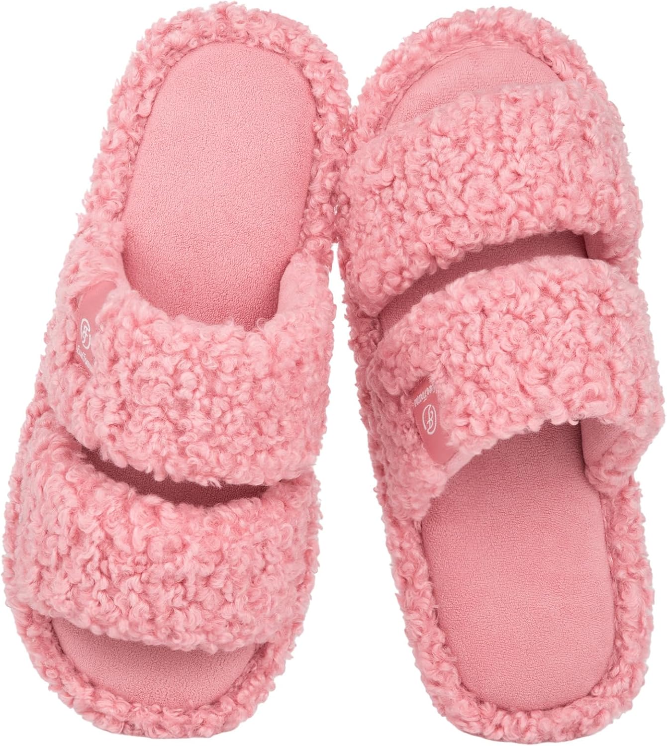 EverFoams slippers positioned on washing machine in bright laundry room with household items in background